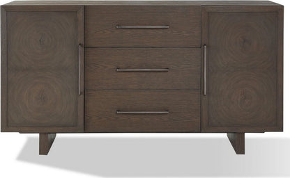 Modus Furniture - Oakland Three-Drawer Sideboard in Brunette - FQBM73 view 2