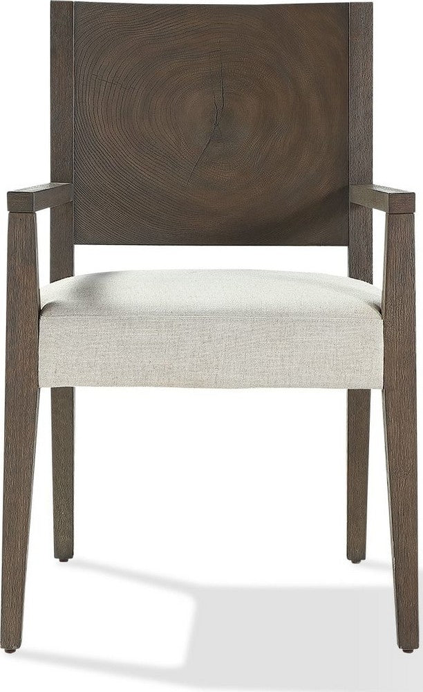Modus Furniture - Oakland Wood Arm Chair in Brunette - FQBM64_1 view 2