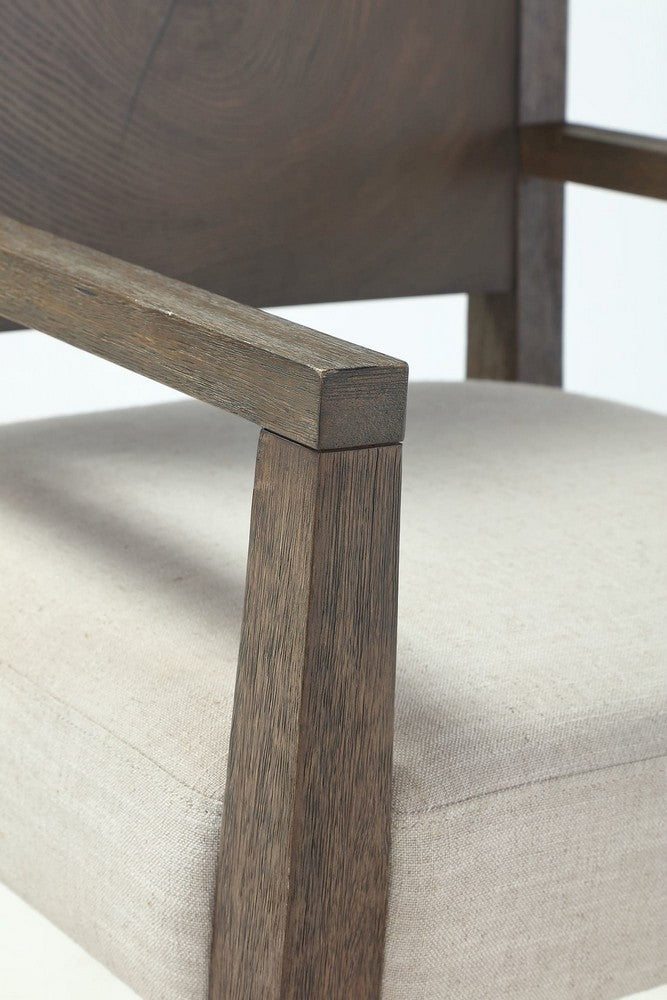 Modus Furniture - Oakland Wood Arm Chair in Brunette - FQBM64_1 view 5