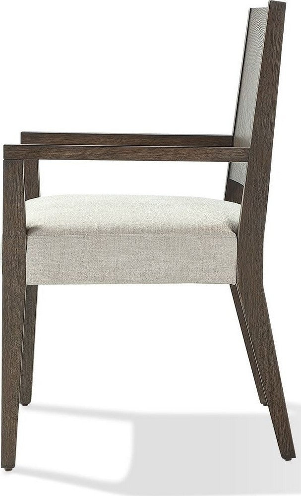 Modus Furniture - Oakland Wood Arm Chair in Brunette Set of 2 - FQBM64_2 view 3