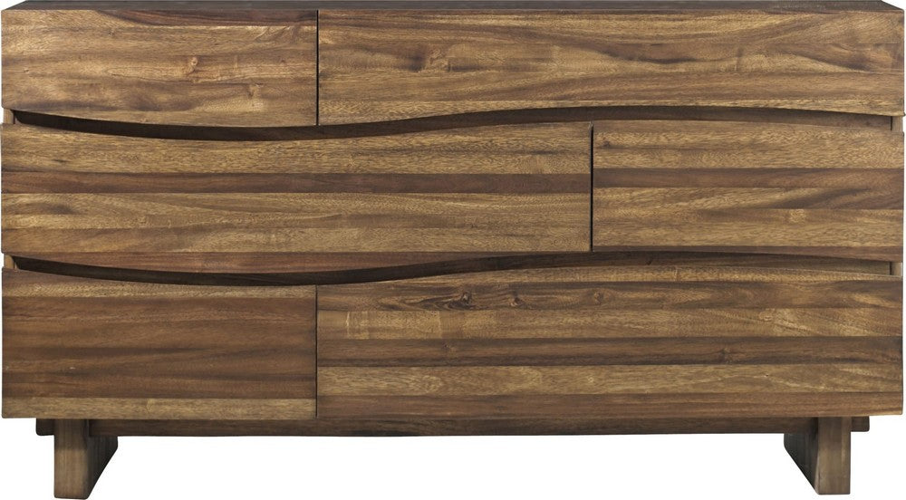 Modus Furniture - Ocean Six Drawer Solid Wood Dresser in Natural Sengon (2024) - 8C7982A view 2