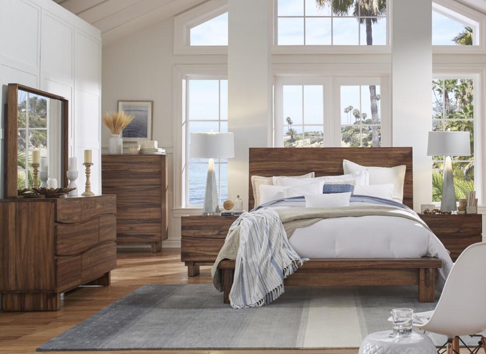 Modus Furniture - Ocean Two Drawer Solid Wood Nightstand in Natural Sengon - 8C7981 veiw 2