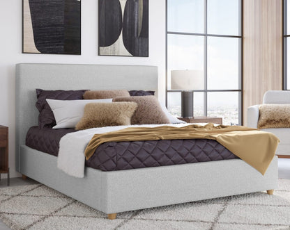 Modus Furniture - Olivia King-Size Upholstered Platform Bed in Linen (2026) - KKJNJ7 view 4