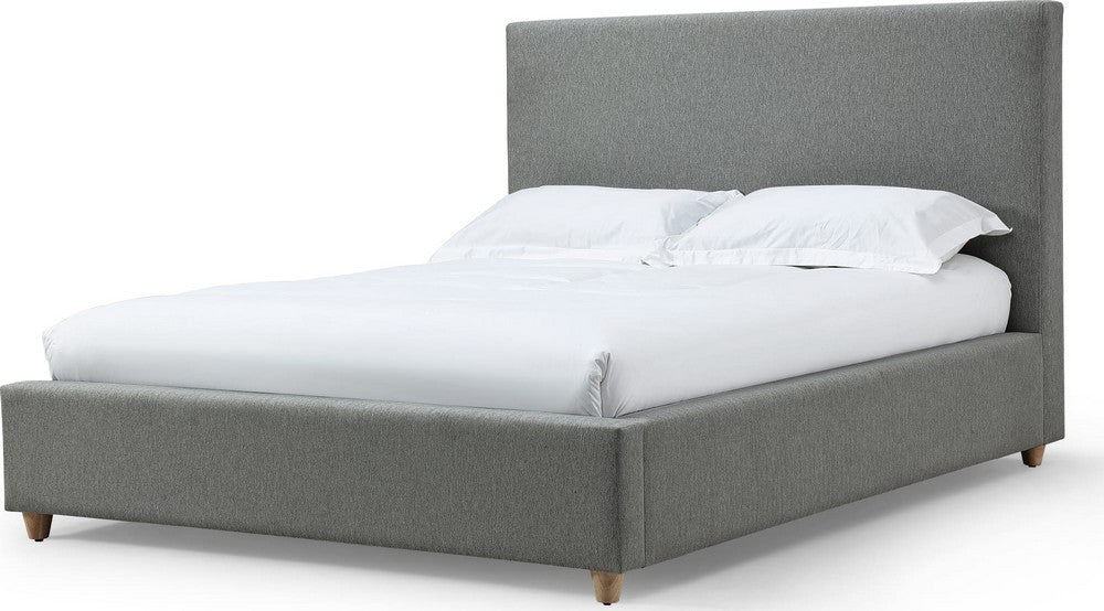 Modus Furniture - Olivia King-Size Upholstered Platform Bed in Pewter (2026) - KKJPJ7 view 2