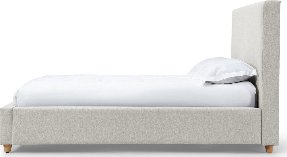 Modus Furniture - Olivia Upholstered Full-size Bed in Ivory - KKJMH4 view 3