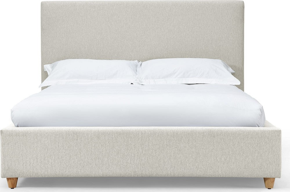 Modus Furniture - Olivia Upholstered King-size Bed in Ivory - KKJMH7 view 2