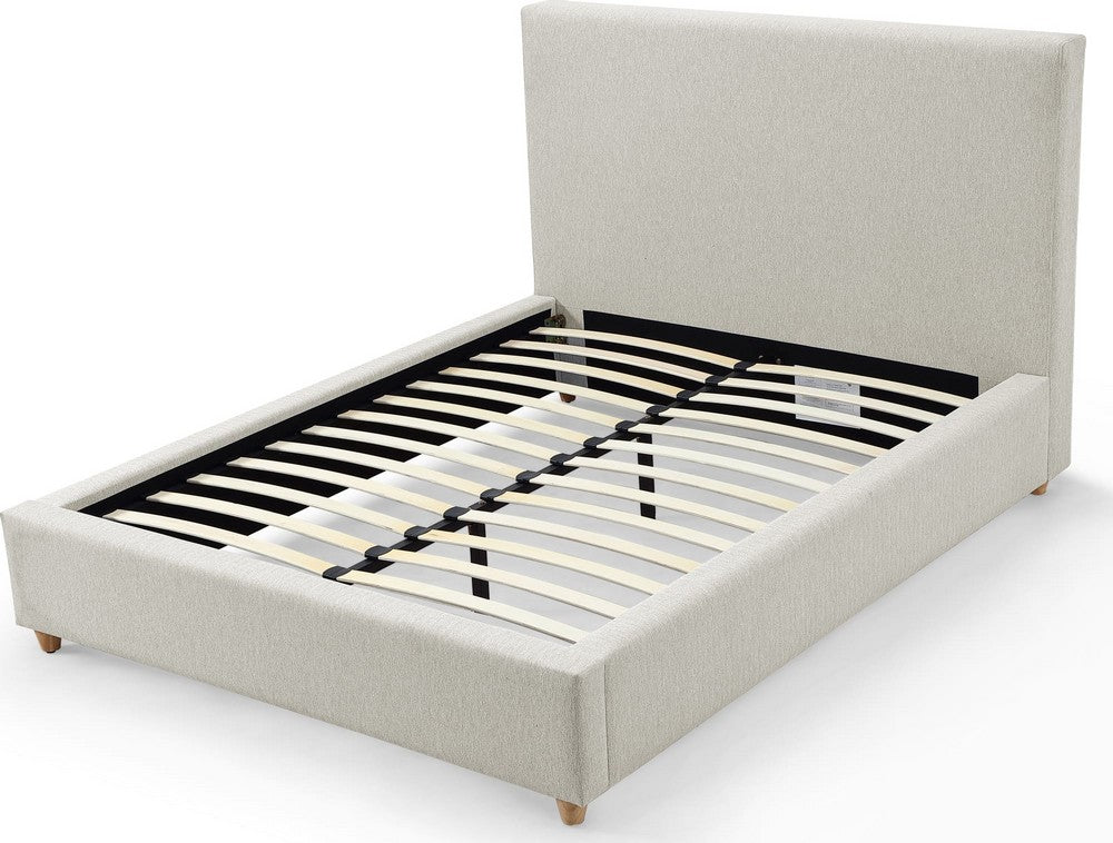 Modus Furniture - Olivia Upholstered Queen-size Bed in Ivory - KKJMH5 view 4