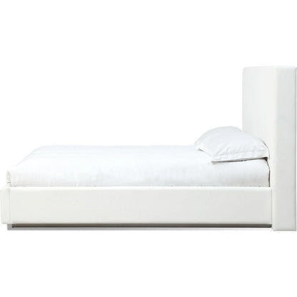 Modus Furniture - One California King-size Upholstered Footboard Storage Bed in Pearl - JVHKJ6 view 3