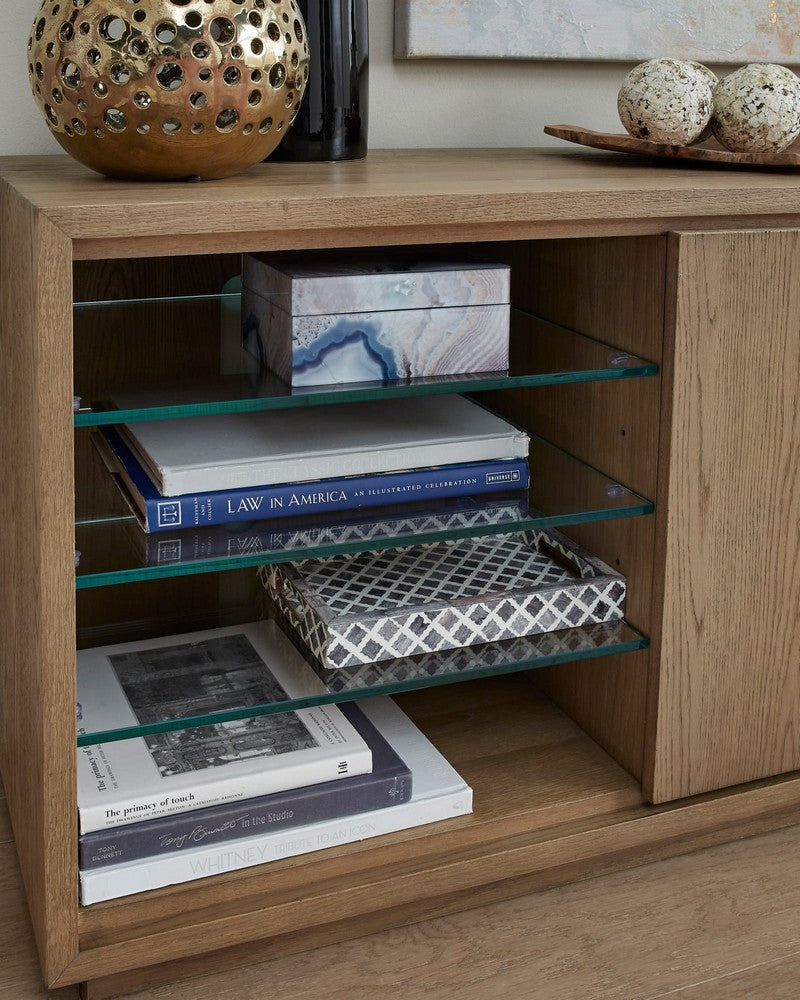 Modus Furniture - One Coastal Modern 84 inch TV Console in Bisque - JVLH262L view 3