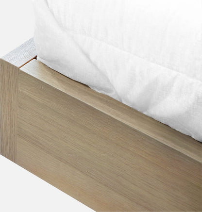 Modus Furniture - One Coastal Modern California King-size Live Edge Wall Bed with Floating Nightstands in Bisque - JVLHJ6 view 6