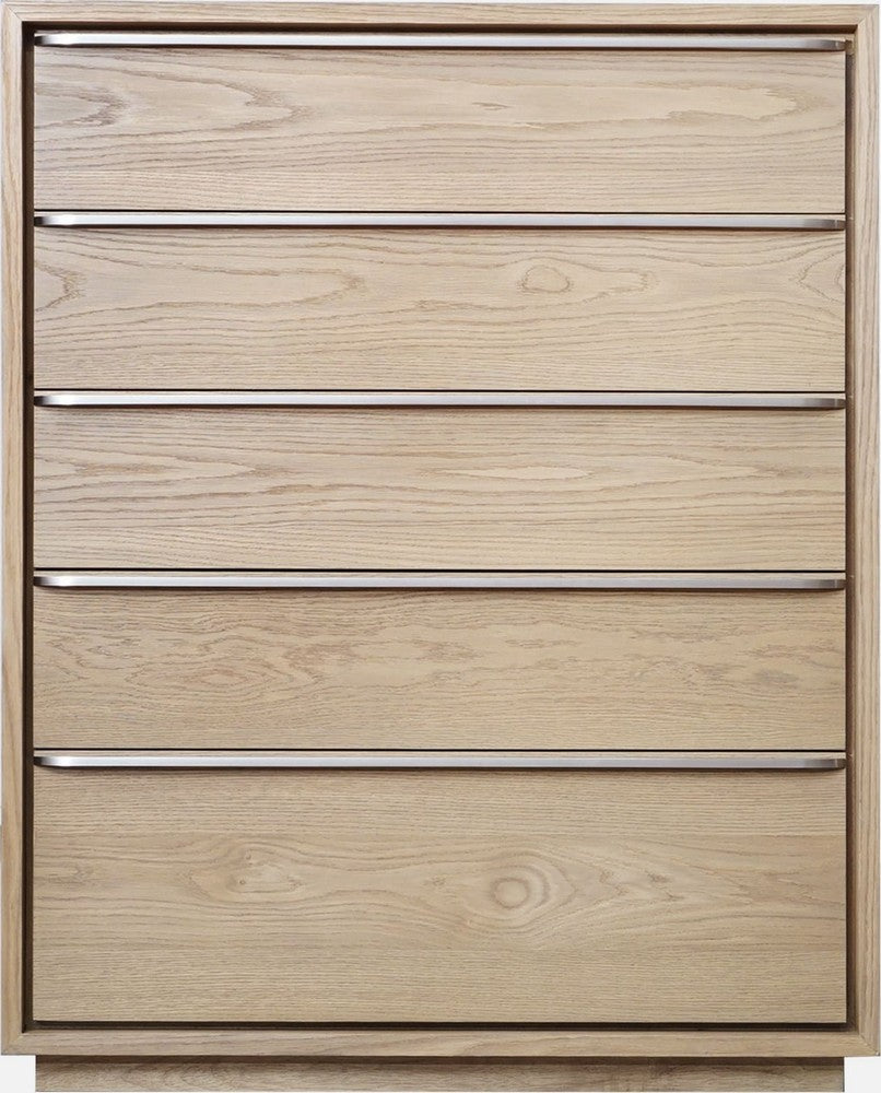 Modus Furniture - One Coastal Modern Five Drawer Chest in Bisque - JVLH84 view 2