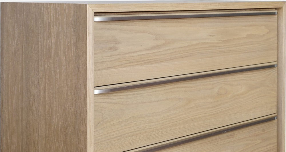 Modus Furniture - One Coastal Modern Five Drawer Chest in Bisque - JVLH84 view 5