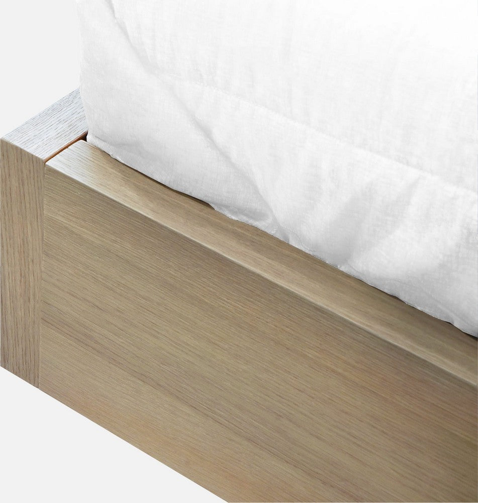 Modus Furniture - One Coastal Modern Full-size Live Edge Wall Bed with Floating Nightstands in Bisque - JVLHJ4 view 10