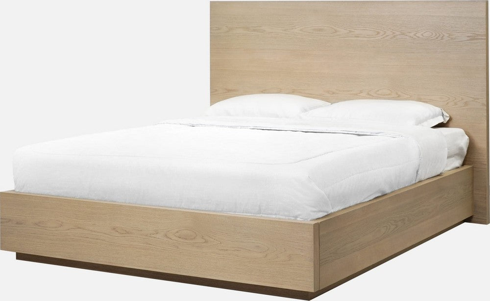 Modus Furniture - One Coastal Modern Full-size Platform Bed in Bisque - JVLHH4 view 1