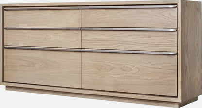 Modus Furniture - One Coastal Modern Six Drawer Dresser in Bisque - JVLH82 view 1