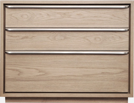 Modus Furniture - One Coastal Modern Three Drawer USB-charging Nightstand in Bisque - JVLH81B view 2