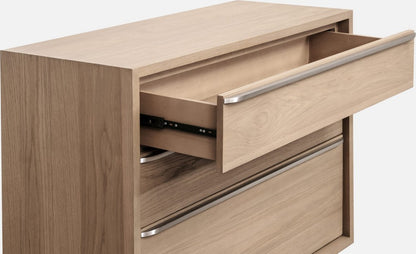 Modus Furniture - One Coastal Modern Three Drawer USB-charging Nightstand in Bisque - JVLH81B view 4