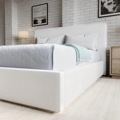Modus Furniture - One King-size Upholstered Footboard Storage Bed in Pearl - JVHKJ7 view 4