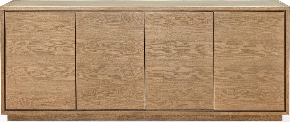 Modus Furniture - One Modern Coastal Four Door Sideboard in White Oak - JVLH79G view 2