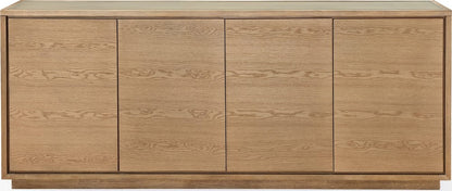 Modus Furniture - One Modern Coastal Four Door Sideboard in White Oak - JVLH79G view 2