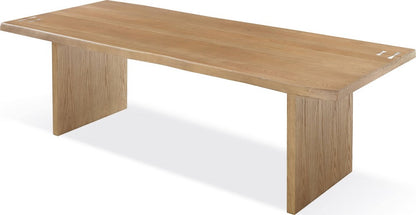 Modus Furniture - One Modern Coastal Live Edge Dining Table in White Oak - JVLH60 view 1