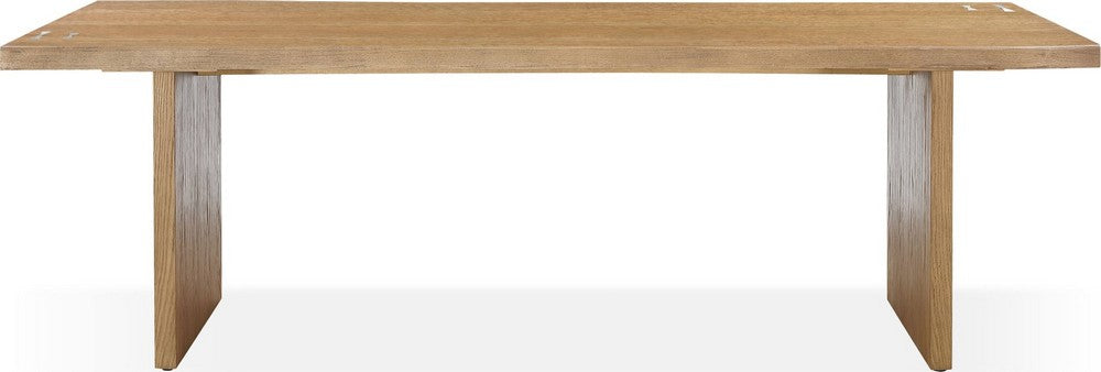 Modus Furniture - One Modern Coastal Live Edge Dining Table in White Oak - JVLH60 view 2