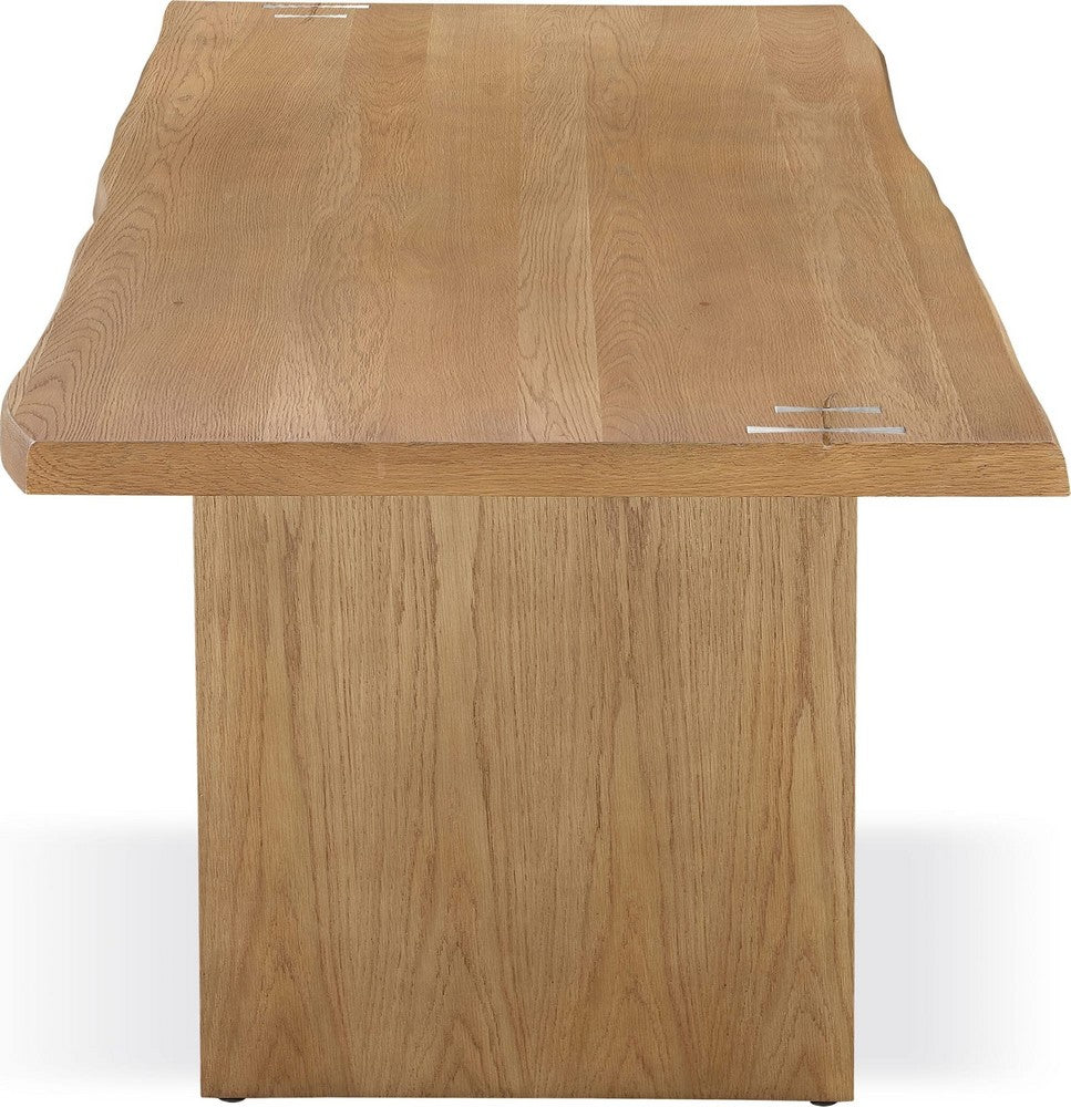 Modus Furniture - One Modern Coastal Live Edge Dining Table in White Oak - JVLH60 view 3