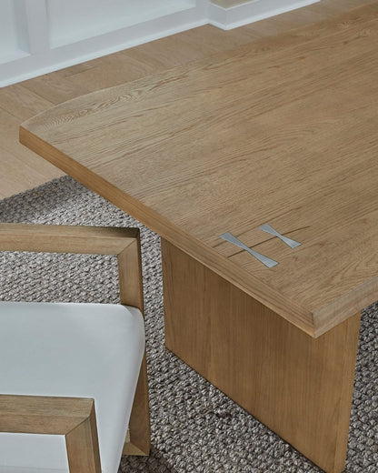 Modus Furniture - One Modern Coastal Live Edge Dining Table in White Oak - JVLH60 view 5