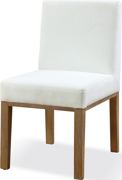 Modus Furniture - One Modern Coastal Upholstered Dining Side Chair in White Pearl and Bisque Set of 2 - JVLH63_2 view 1