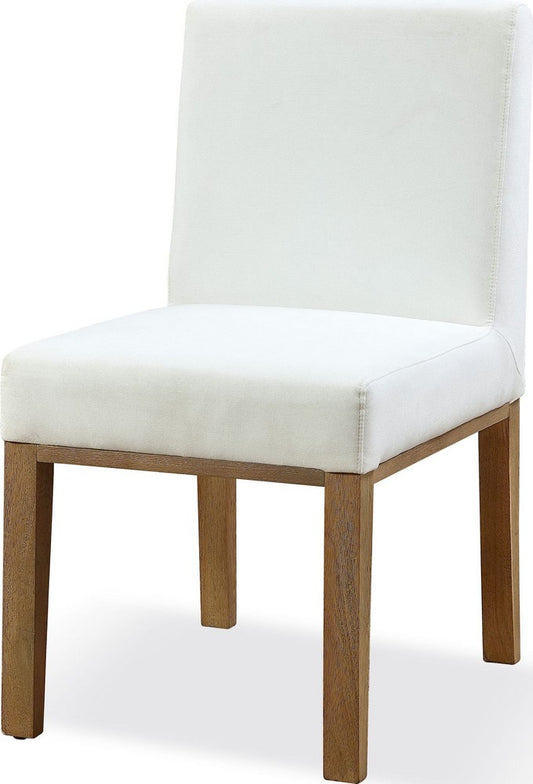 Modus Furniture - One Modern Coastal Upholstered Dining Side Chair in White Pearl and Bisque Set of 2 - JVLH63_2 view 1