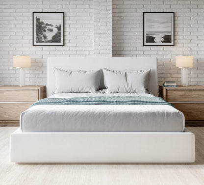 Modus Furniture - One Upholstered Queen-size Platform Bed in Pearl - JVHKH5 view 8