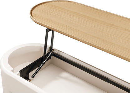 Modus Furniture - Oskar Lift Top Console Table in Barley - QVUG23 view 4