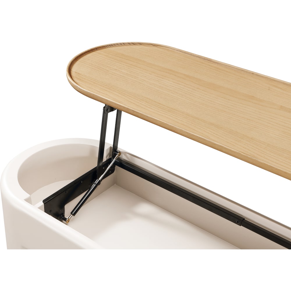 Modus Furniture - Oskar Lift Top Console Table in Barley - QVUG23 view 10