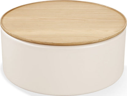 Modus Furniture - Oskar Lift Top Round Coffee Table in Barley - QVUG21 view 1