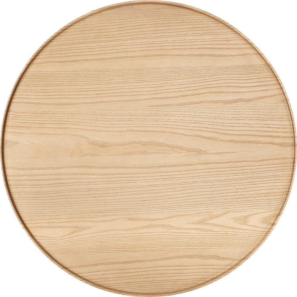 Modus Furniture - Oskar Lift Top Round End Table in Barley - QVUG22 view 3