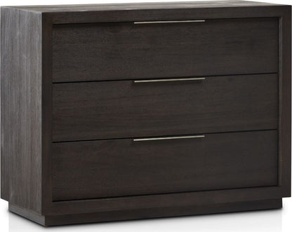 Modus Furniture - Oxford 3 Drawer Nightstand in Basalt Grey (2024) - AZU584BA view 1