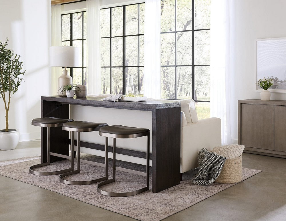 Modus Furniture - Oxford Backless Counter Stool in Davy's Grey Set of 2 - AZU570_2 view 3