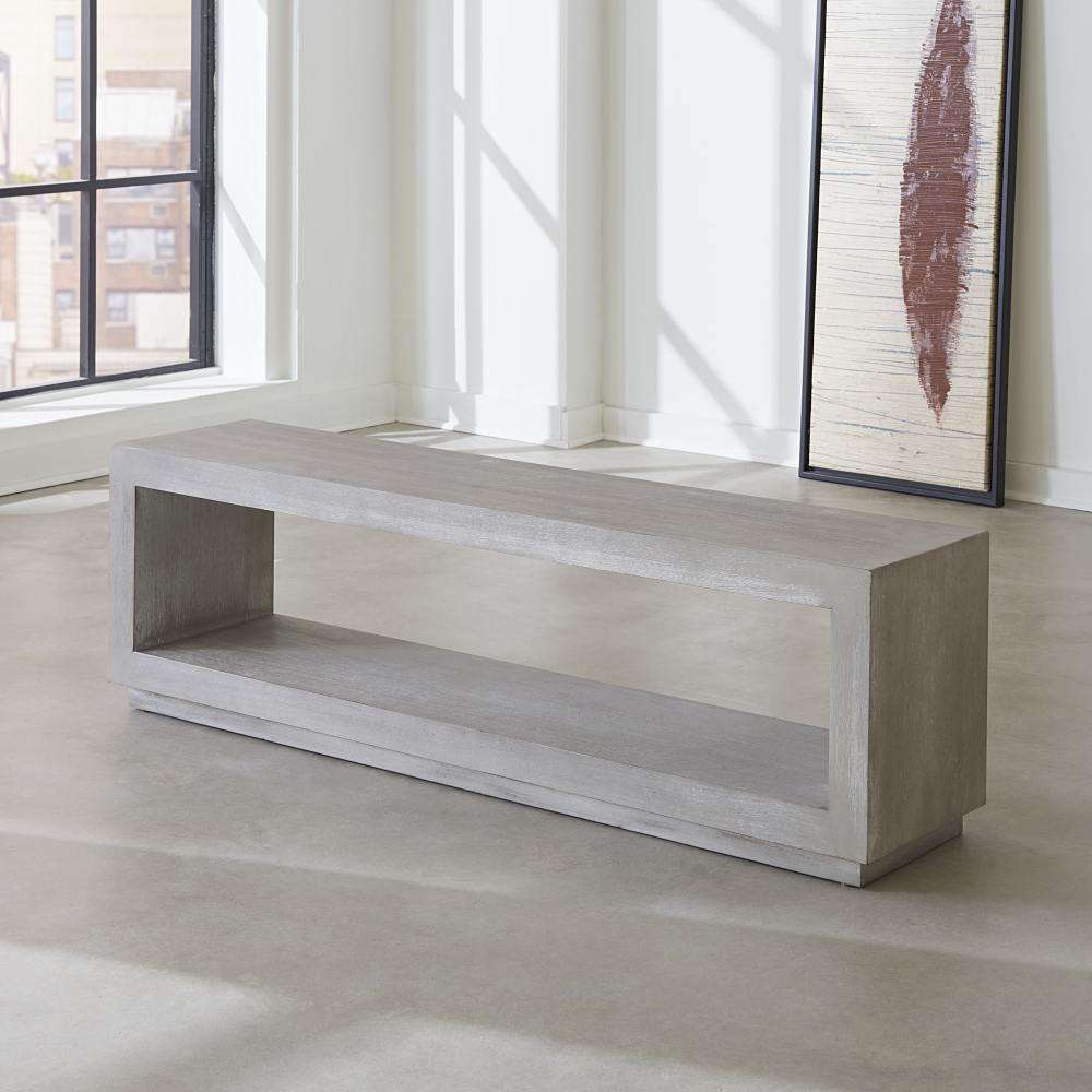 Modus Furniture - Oxford Bench in Mineral - AZBX65 veiw 1