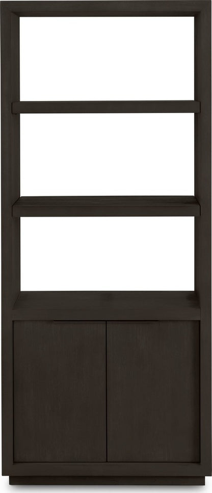 Modus Furniture - Oxford Bookshelf in Basalt Grey - AZU519 view 1
