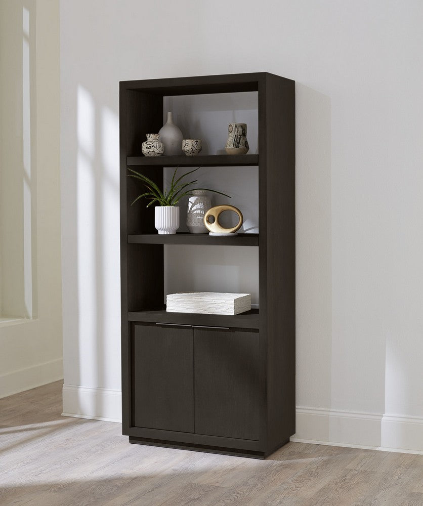 Modus Furniture - Oxford Bookshelf in Basalt Grey - AZU519 view 2