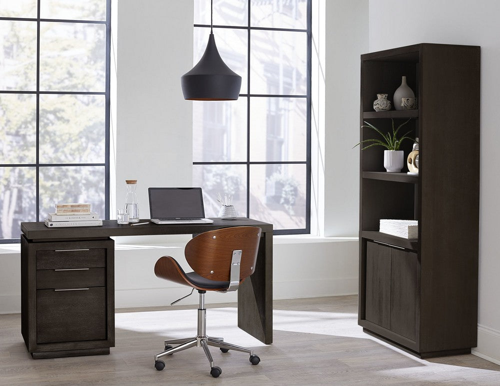 Modus Furniture - Oxford Bookshelf in Basalt Grey - AZU519 view 4