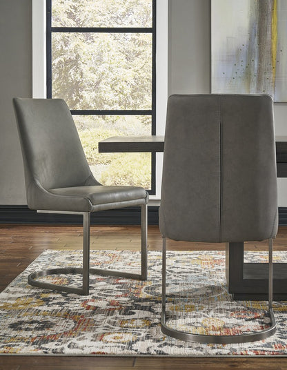Modus Furniture - Oxford Dining Chair in Basalt Grey - AZU563_1 view 5