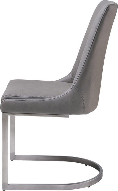 Modus Furniture - Oxford Dining Chair in Basalt Grey Set of 2 - AZU563_2 view 3