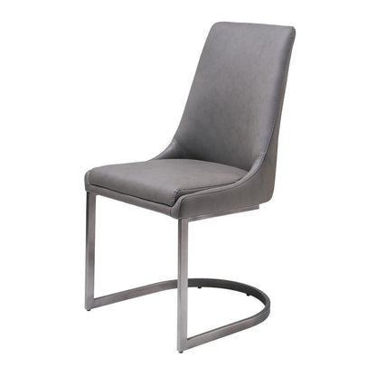 Modus Furniture - Oxford Dining Chair in Basalt Grey (Set of 2) - AZU563 veiw 4