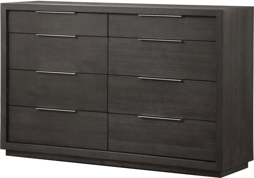 Modus Furniture - Oxford Eight Drawer Dresser in Basalt Grey (2024) - AZU582A view 1