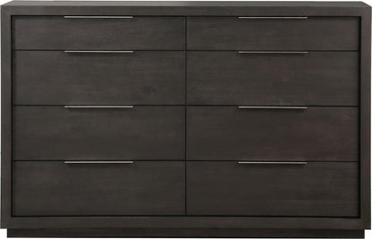Modus Furniture - Oxford Eight Drawer Dresser in Basalt Grey (2024) - AZU582A view 2