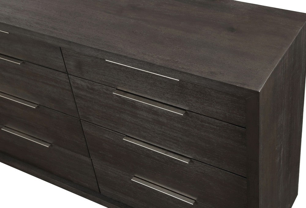 Modus Furniture - Oxford Eight Drawer Dresser in Basalt Grey (2024) - AZU582A view 3