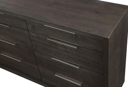 Modus Furniture - Oxford Eight Drawer Dresser in Basalt Grey (2024) - AZU582A view 3