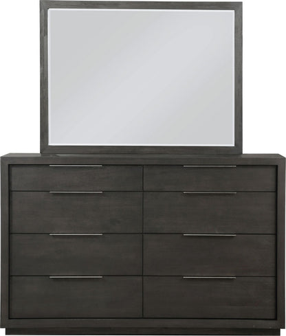 Modus Furniture - Oxford Eight Drawer Dresser in Basalt Grey (2024) - AZU582A view 5