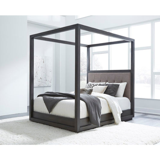 Modus Furniture - Oxford Full-Size Canopy Bed with Dolphin Fabric - AZU5H4 veiw 1